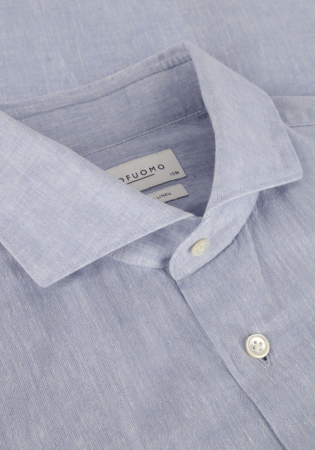 Lichtblauwe PROFUOMO Casual overhemd PPUH10017 - large