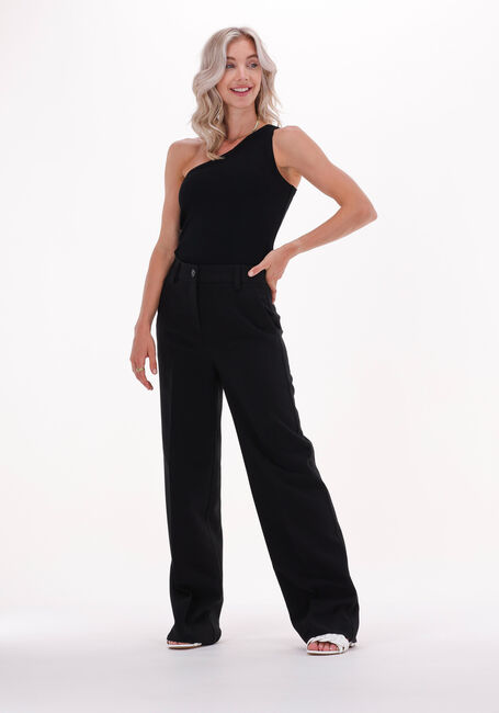 Zwarte VANILIA Top ONE SHOULDER RIB - large