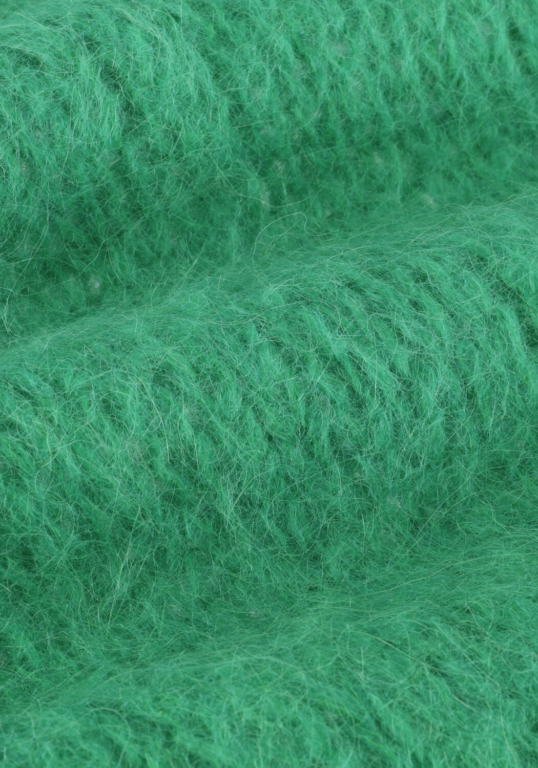 Groene AMERICAN DREAMS Trui LEONNIE ALPACA PULLOVER - large