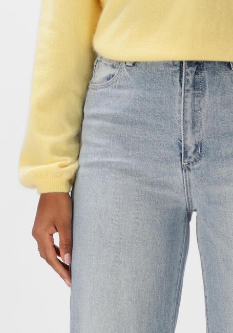 Lichtblauwe ABRAND JEANS Wide jeans HIGH WIDE JORDAN - large