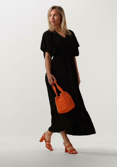 Zwarte CO'COUTURE Maxi jurk SAMIA SUN SMOCK DRESS - large