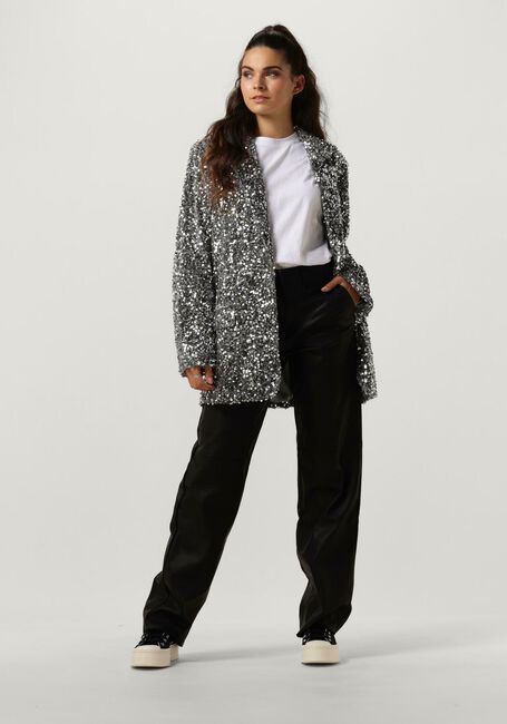 Zilveren NOTRE-V Blazer NV-CHRISTINE GLITTER VELVET BLAZER - large