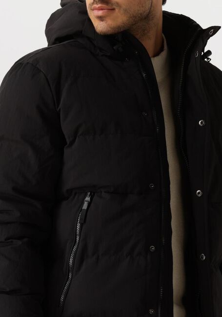 Zwarte PURE PATH Gewatteerde jas REGULAR FIT JACKETS PADDED404 - large