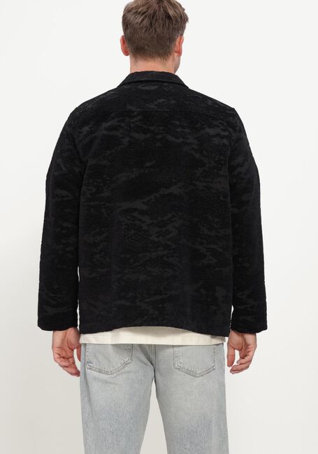 Zwarte WOODBIRD Jack WBBLADE CHENILLE JACKET - large