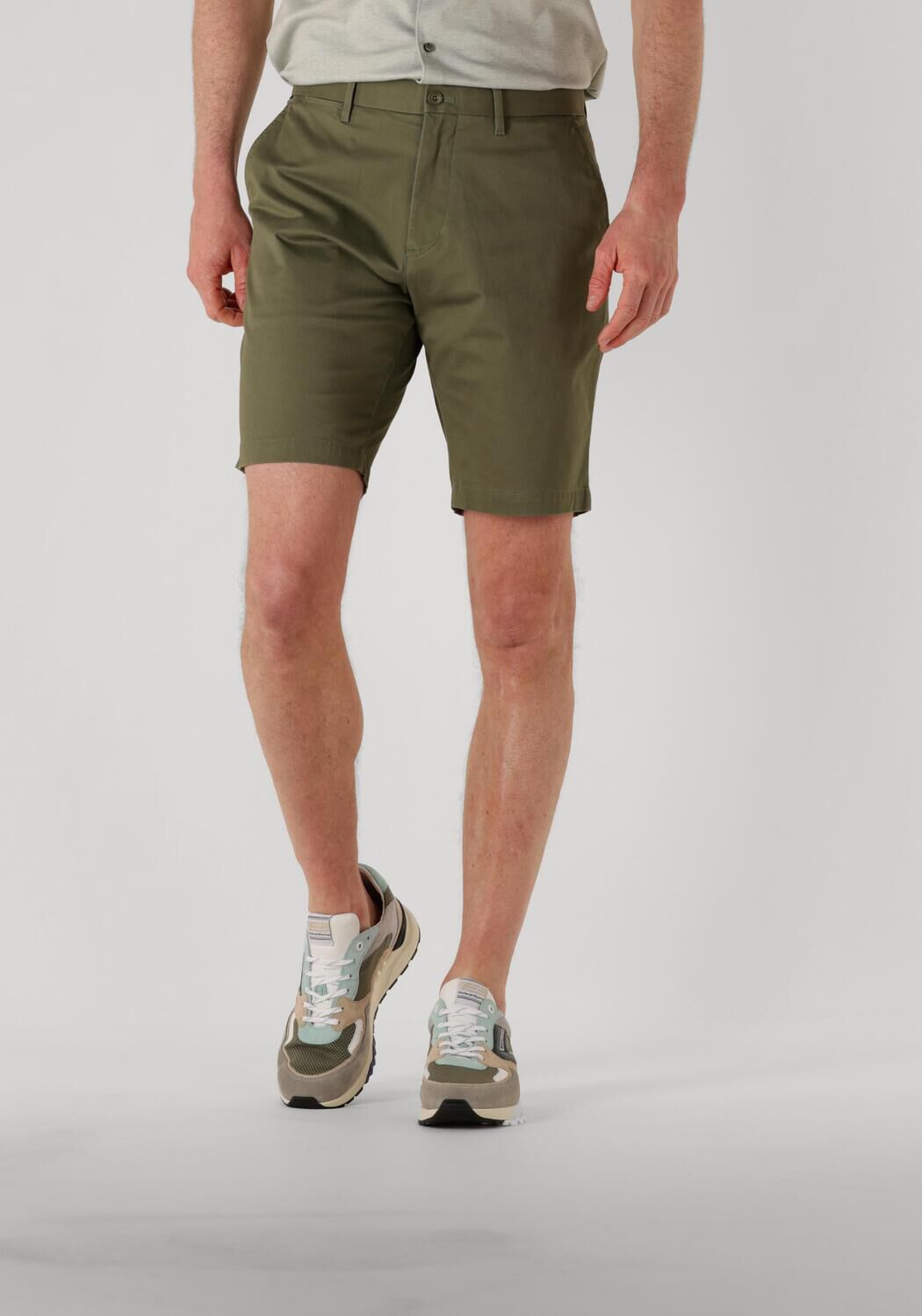 Tommy Hilfiger Regular fit korte broek met ceintuurlussen model 'HARLEM SHORT 1985'