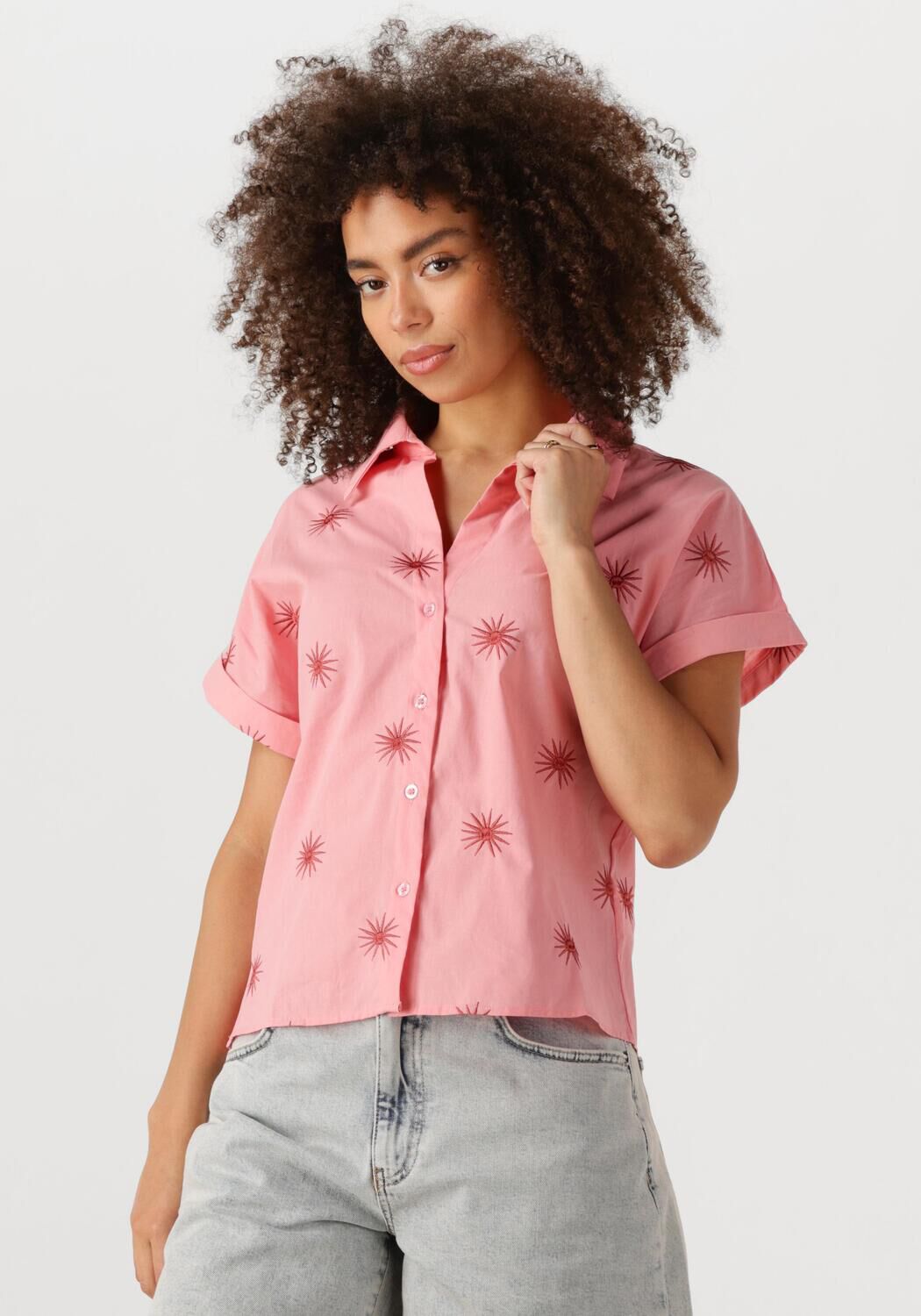 YDENCE Dames Blouses Blouse Sunny Roze