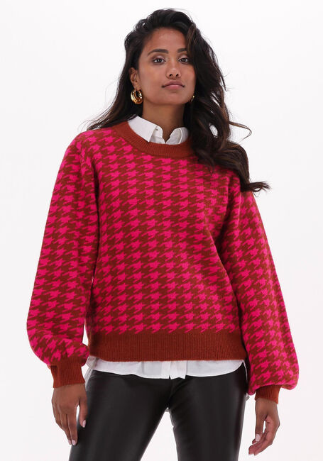 Bruine YDENCE Trui KNITTED SWEATER KIMBERLY - large