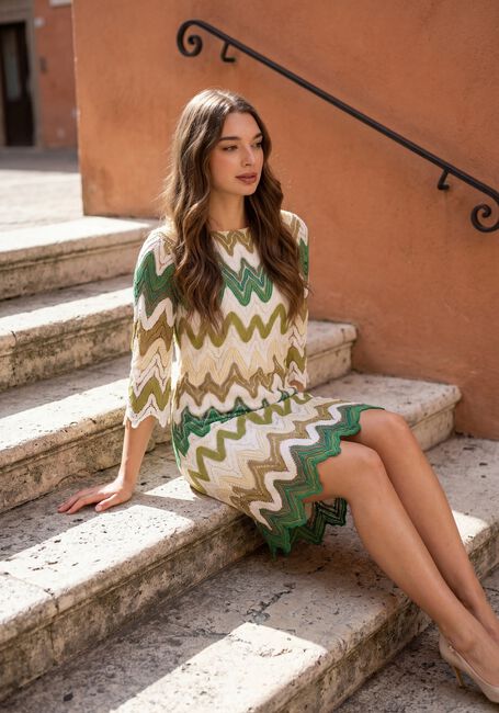 Groene ANA ALCAZAR Midi jurk 041906-3833 - large