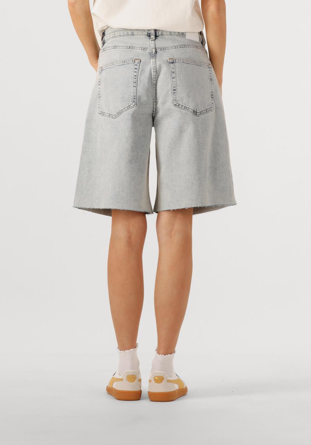 CATWALK JUNKIE Dames Broeken Loose Fit Jorts Grijs
