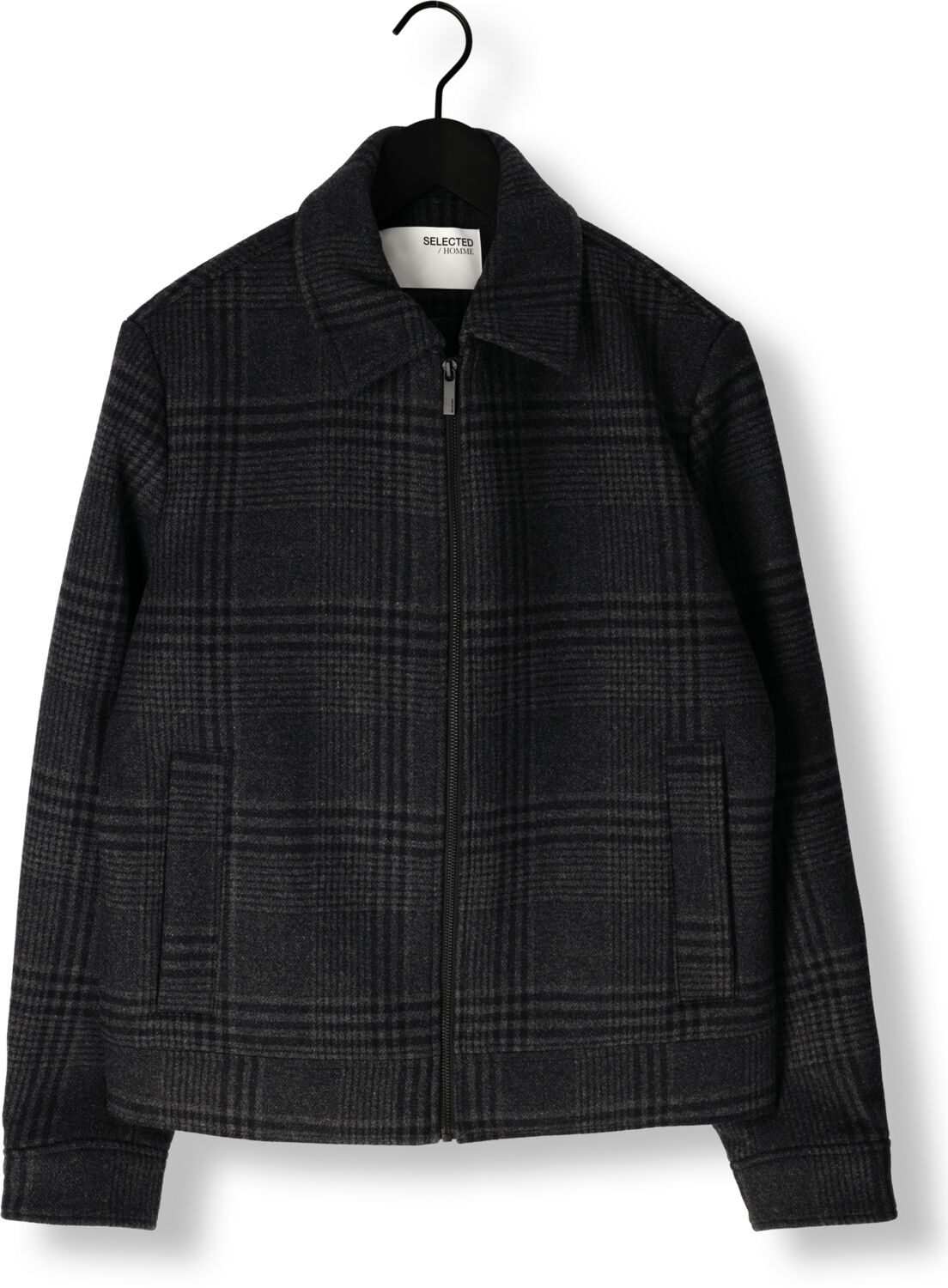 SELECTED HOMME Heren Overshirts Slhnew Filip Jkt Grijs