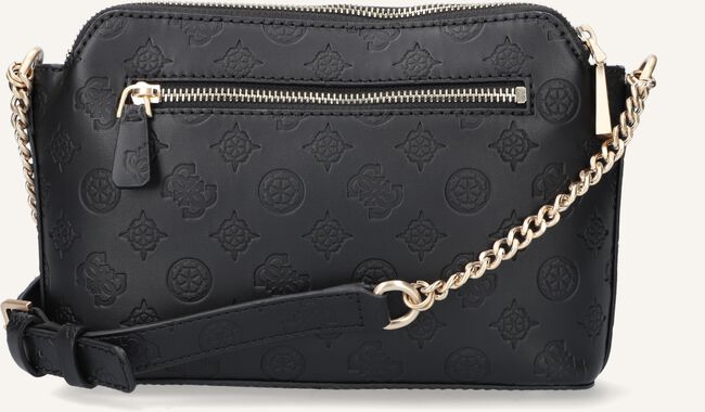 Zwarte GUESS Schoudertas BEA DOUBLE ZIP CROSSBODY Zwarte GUESS Schoudertas BEA DOUBLE ZIP CROSSBODY - large