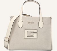 Beige GUESS Schoudertas G STATUS 2 COMPARTMENT TOTE Beige GUESS Schoudertas G STATUS 2 COMPARTMENT TOTE - medium