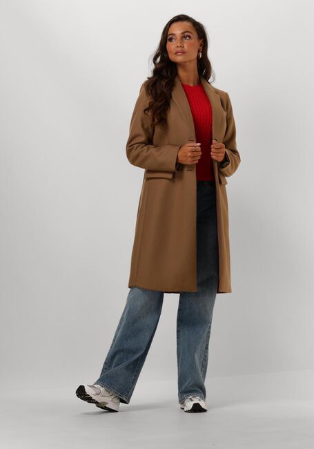 Bruine TOMMY HILFIGER Mantel WOOL BLEND CLASSIC COAT - large