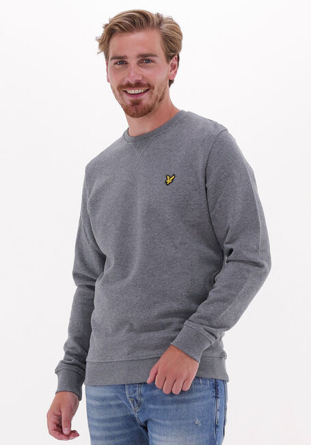 Grijze LYLE & SCOTT Trui CREW NECK SWEATSHIRT - large