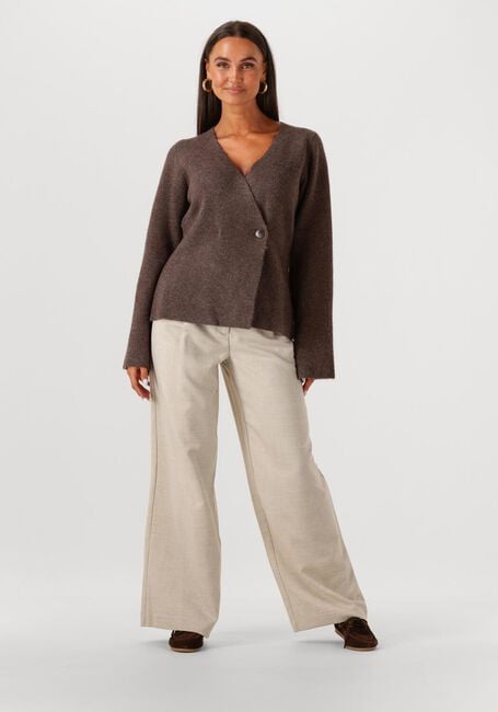 Bruine NEO NOIR Trui MARIE LOUISE KNIT CARDIGAN - large