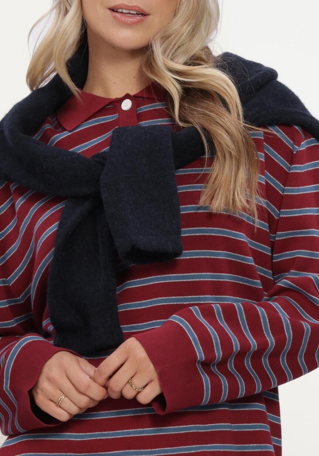 Blauwe BOII STUDIOS Truien/vesten ADANNE POLO KNIT - large