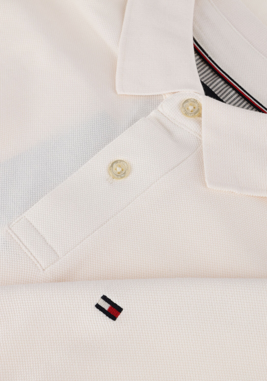 Creme TOMMY HILFIGER Polo 1985 REGULAR POLO - large