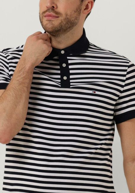 Blauwe TOMMY HILFIGER Polo 1985 SLIM POLO - large