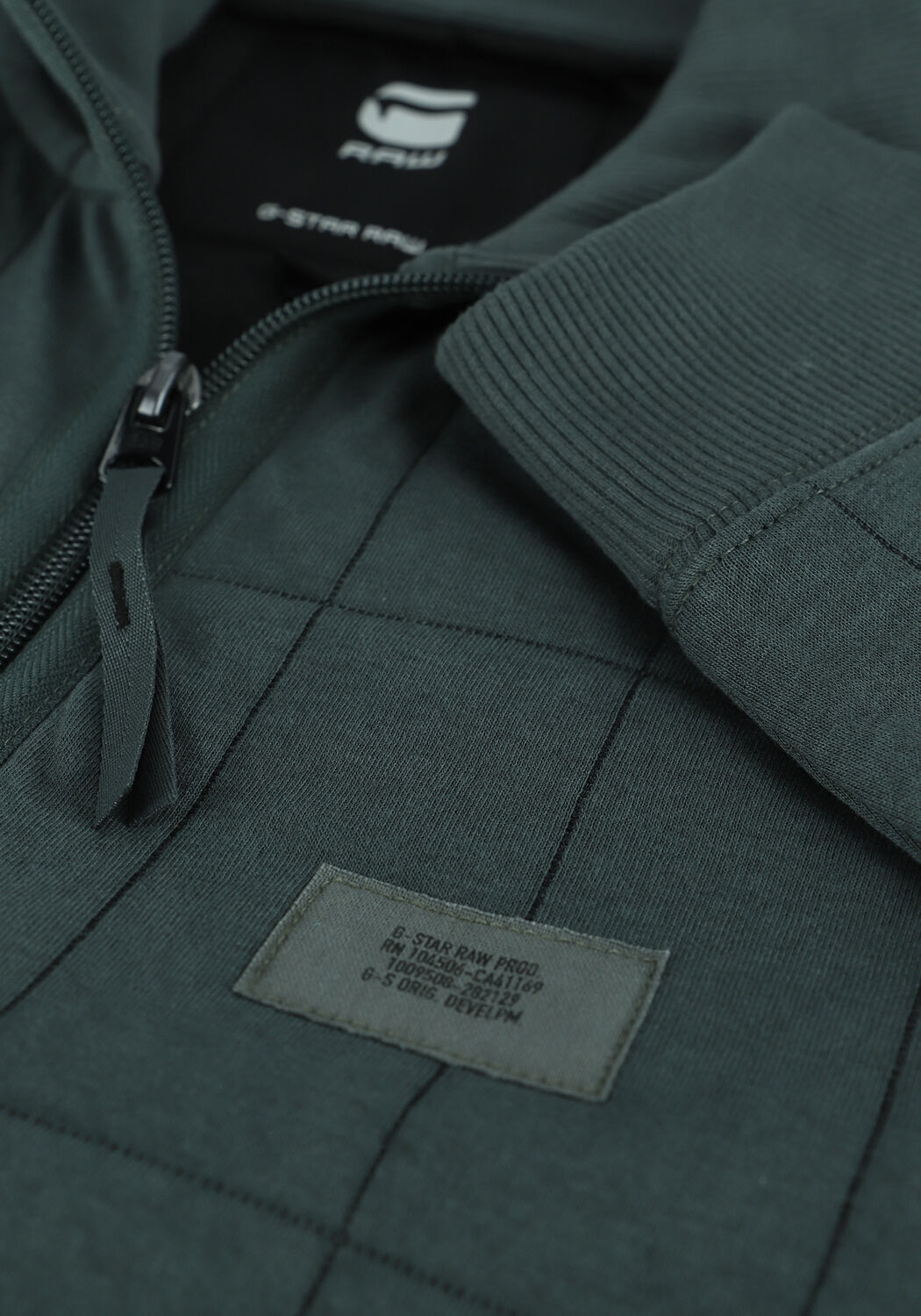 Groene G-STAR RAW Vest C547 - UTAH JACQUARD SWEAT R- - large