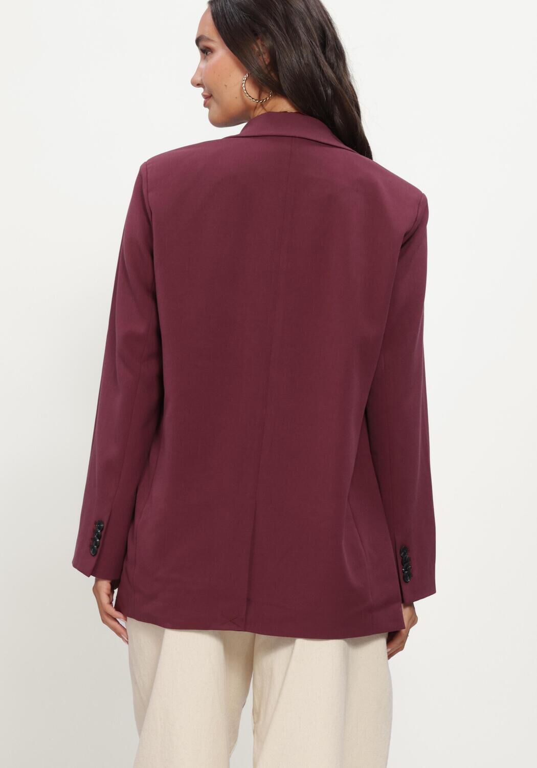 Bordeaux Y.A.S. Blazer YASLIKKA LS OVERSIZED BLAZER - large