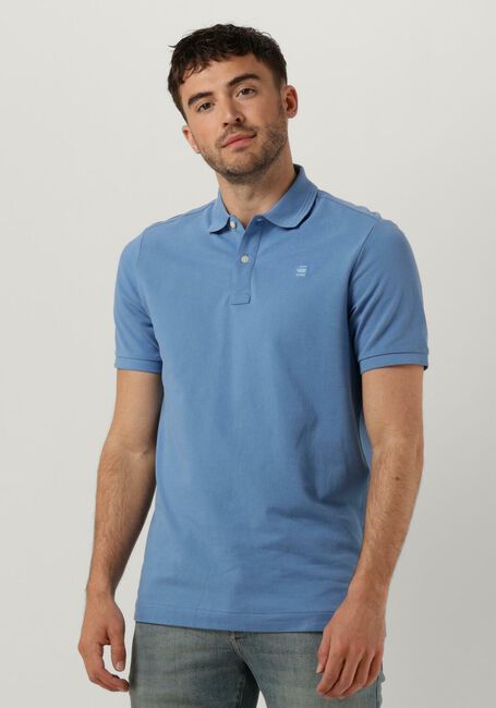 Blauwe G-STAR RAW Polo DUNDA SLIM POLO S/S - large