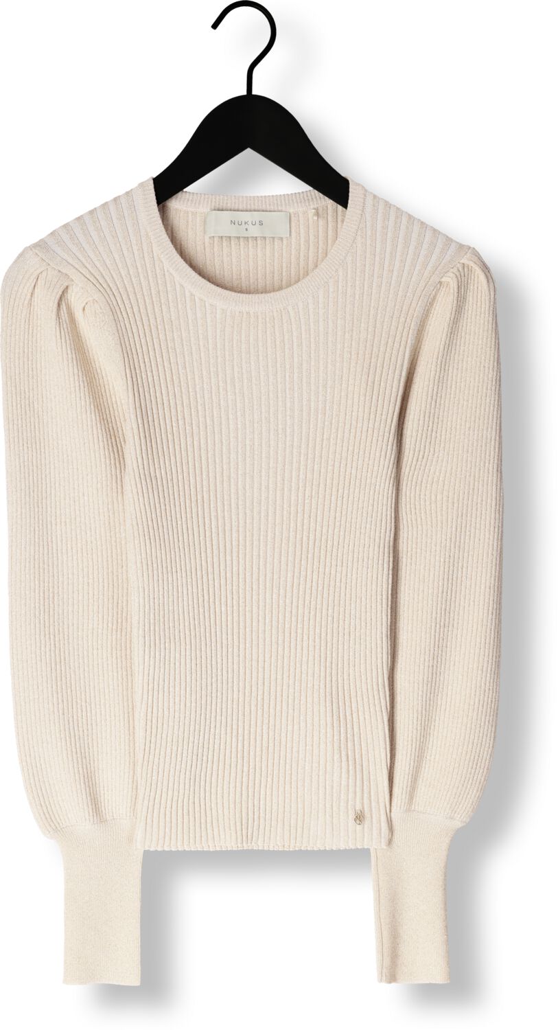 NUKUS Dames Truien & Vesten Mullberry Pullover Lurex Beige