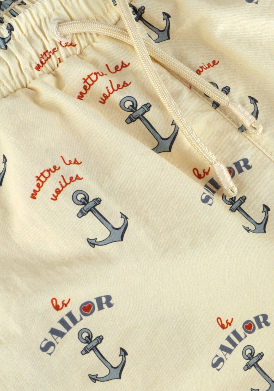 Beige KONGES SLOJD Zwembroeken ASNOU SWIM SHORTS - large