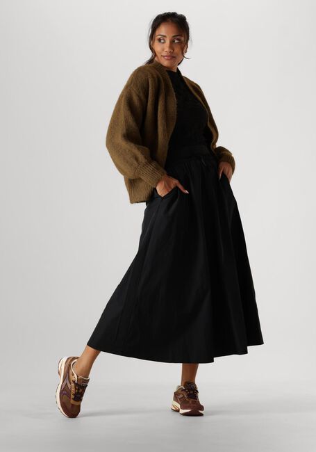 SUMMUM PUFF SLEEVE CARDIGAN COZY MELANGE KNIT - large