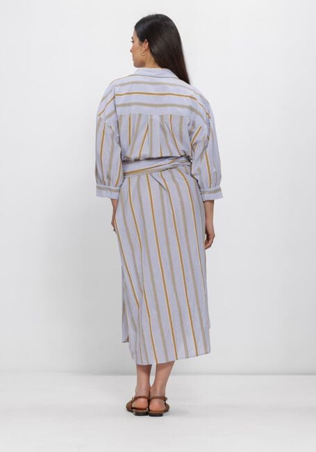 Blauwe BEAUMONT Midi jurk INDIA DRESS - large