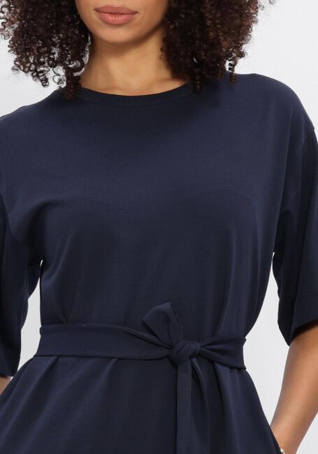 Donkerblauwe SELECTED WOMEN Maxi jurk SLFESSENTIAL SS POCKET ANKLE DRESS - large