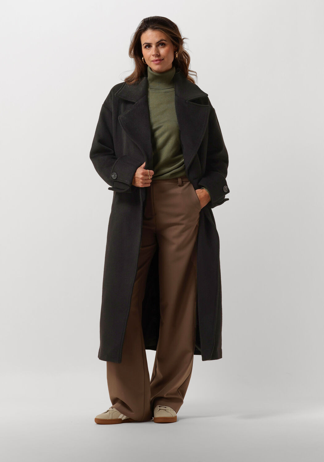 Notre-v Zwarte Eileen Jas Black Dames