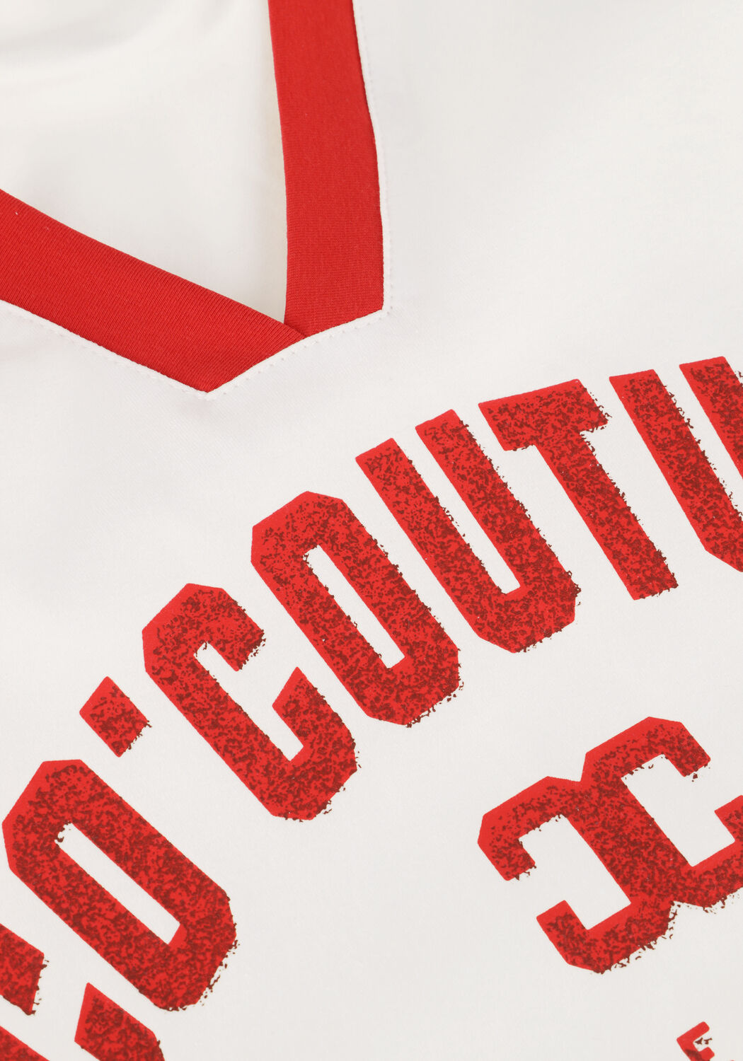 Witte CO'COUTURE T-shirt SIARACC OVERSIZE SPORTY V-TEE - large