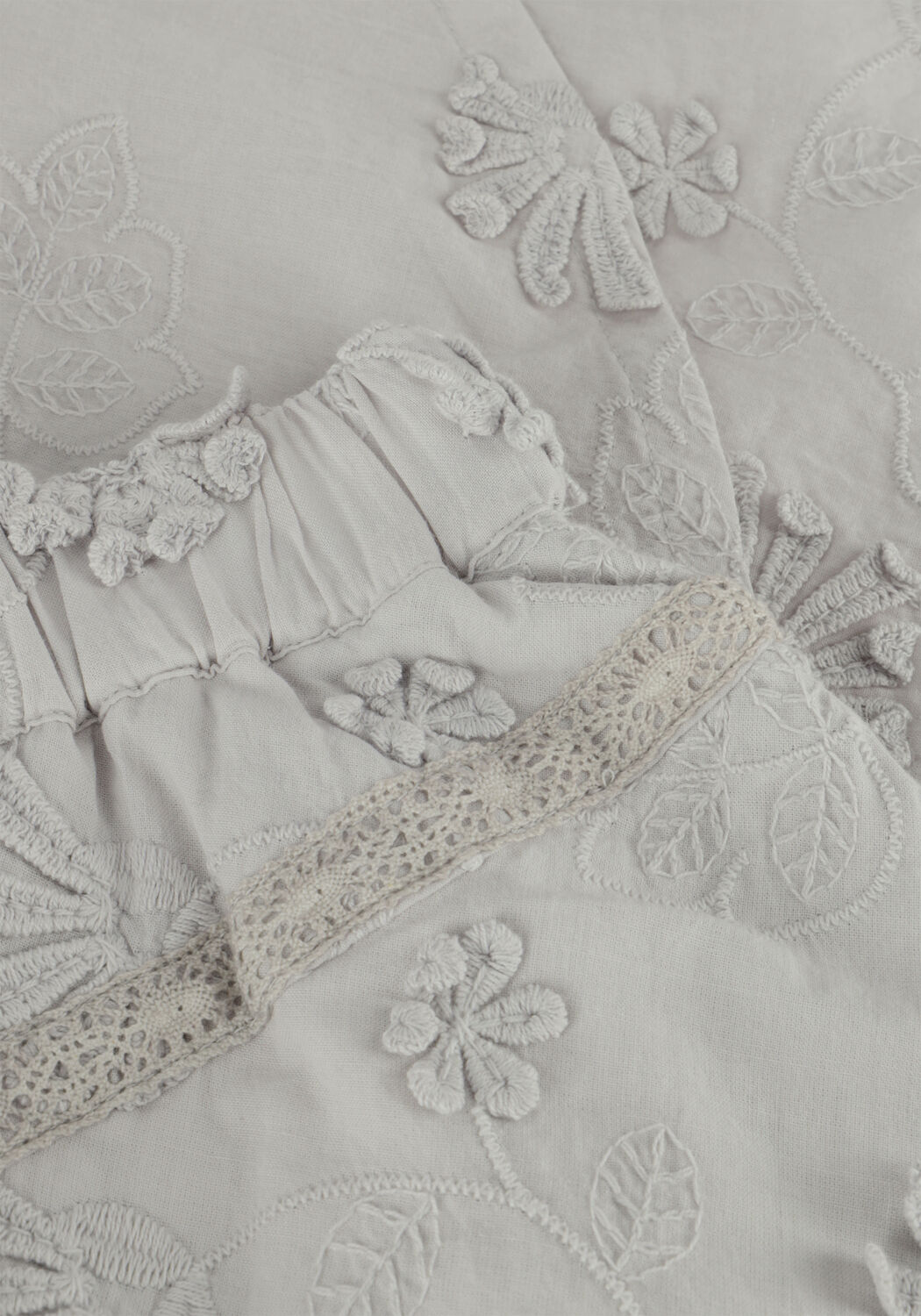 Lichtgrijze BAJE STUDIO Minirok FE - large