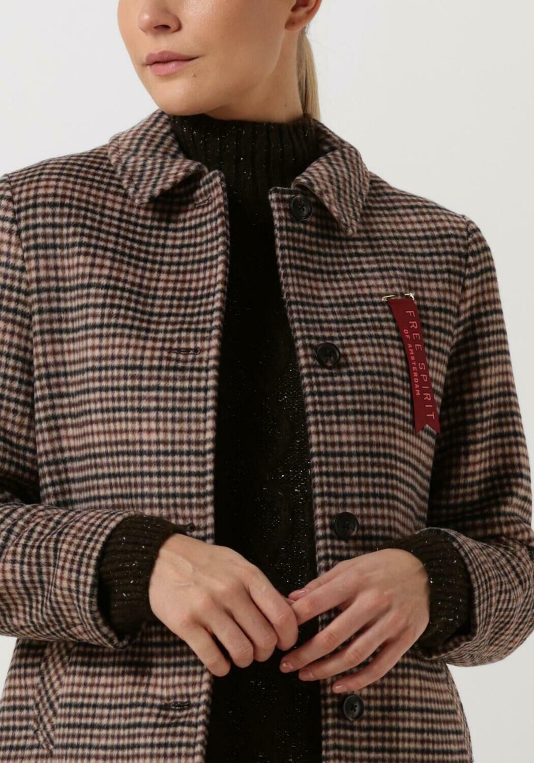 Beige SCOTCH SODA Mantel BONDED CLASSIC WOOL BLEND TAILORED COAT