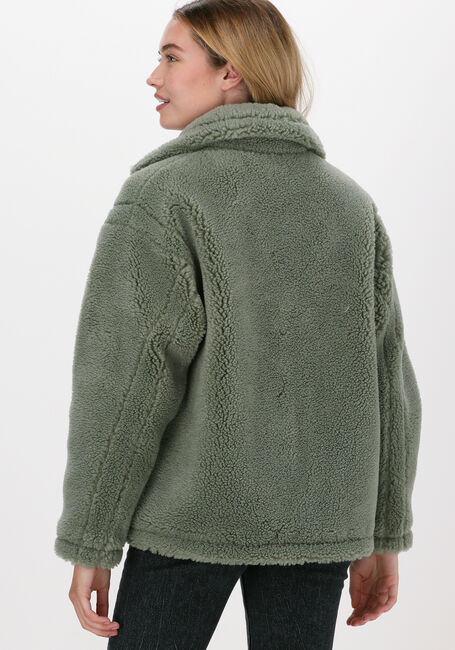 Groene STAND STUDIO Teddy jas MARINA JACKET TEDDY - large