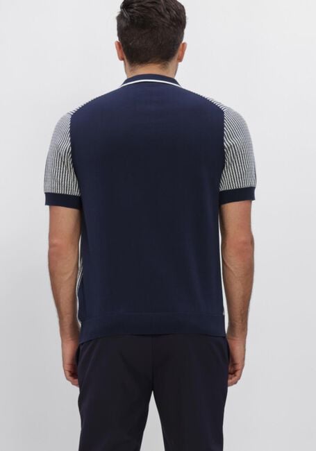 Donkerblauwe BLUE INDUSTRY Polo KNITTED POLO SHORT SLEEVE - large