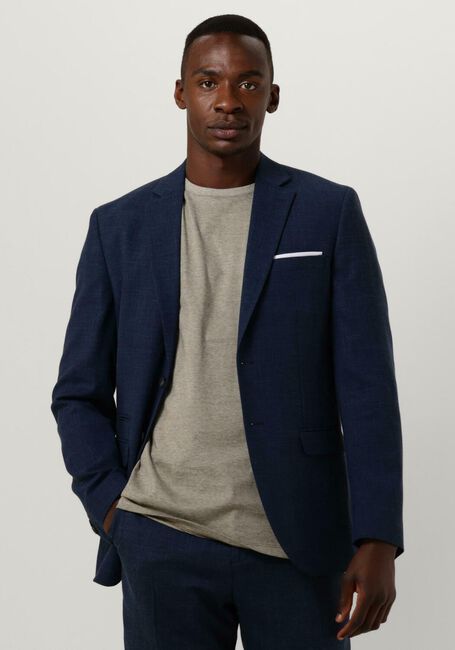 Donkerblauwe SELECTED HOMME Colberts SLHSLIM-OASIS LINEN BLZ NOOS - large