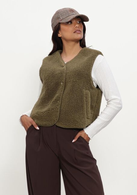 Olijf OBJECT Gilet OBJELLA WAISTCOAT NOOS - large