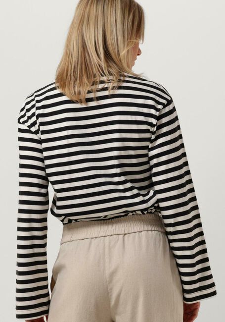 Zwarte MODSTRÖM Tops & T-shirts HELLENMD LS STRIPE T-SHIRT - large