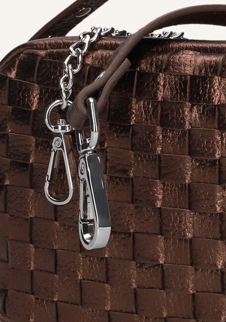 Bronzen NÚNOO Schoudertas LYRA METALLIC Bronzen NÚNOO Schoudertas LYRA METALLIC - large