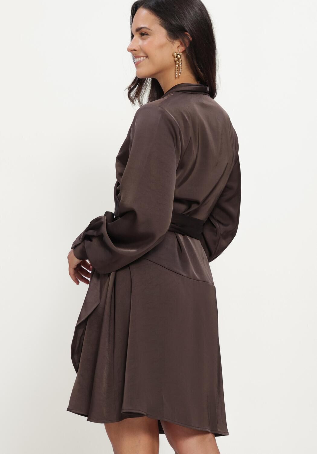 Bruine NOTRE-V Mini jurk NV-IVANA - large