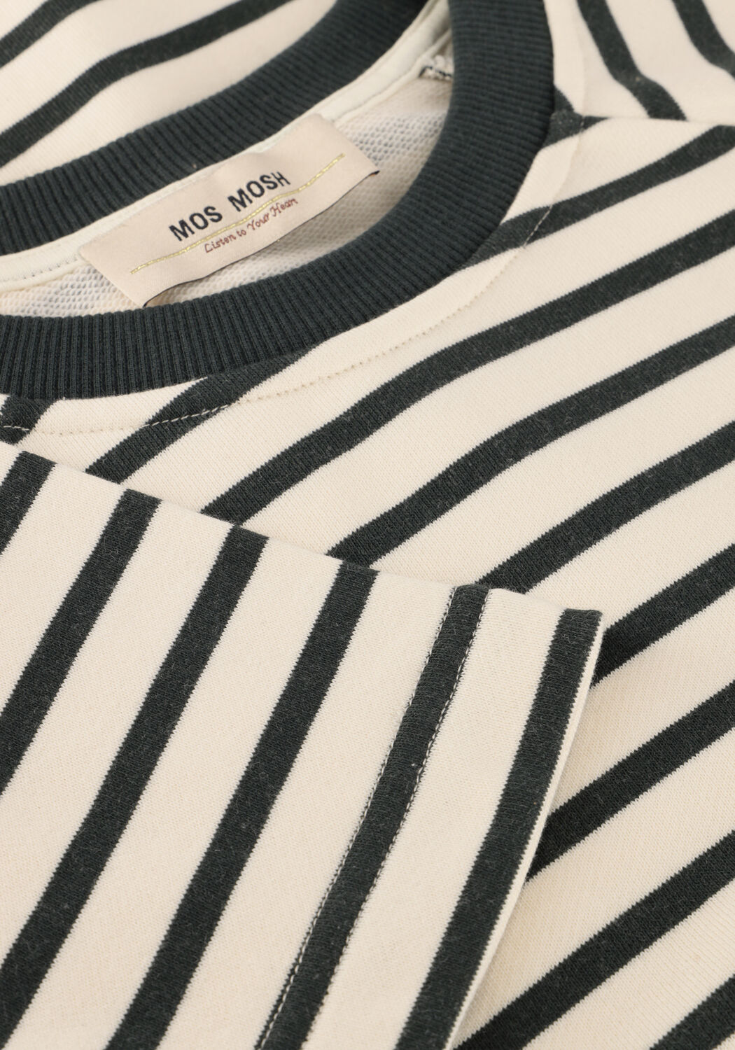 Ecru MOS MOSH Trui MMLIDY O-LS SWEATSHIRT - large