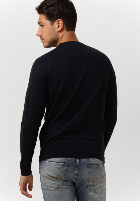 Blauwe TOMMY HILFIGER Trui CORE COTTON-SILK CNECK - large