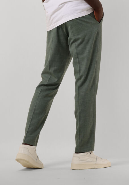 Groene SELECTED HOMME Pantalon SLHSLIM-OASIS LINEN TRS NOOS - large