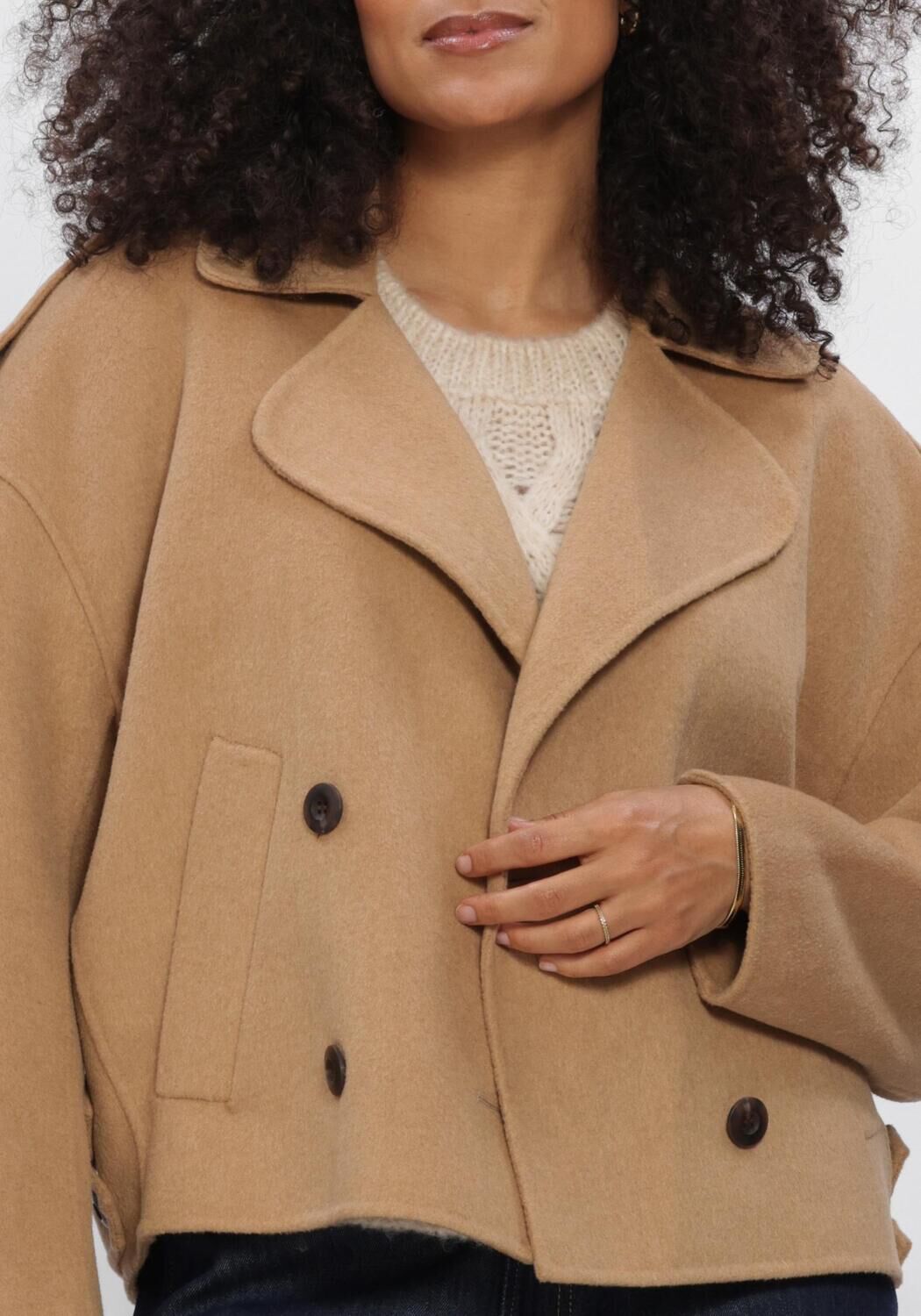 Camel SUMMUM Jack JACKET WOOL CLASSIC - large