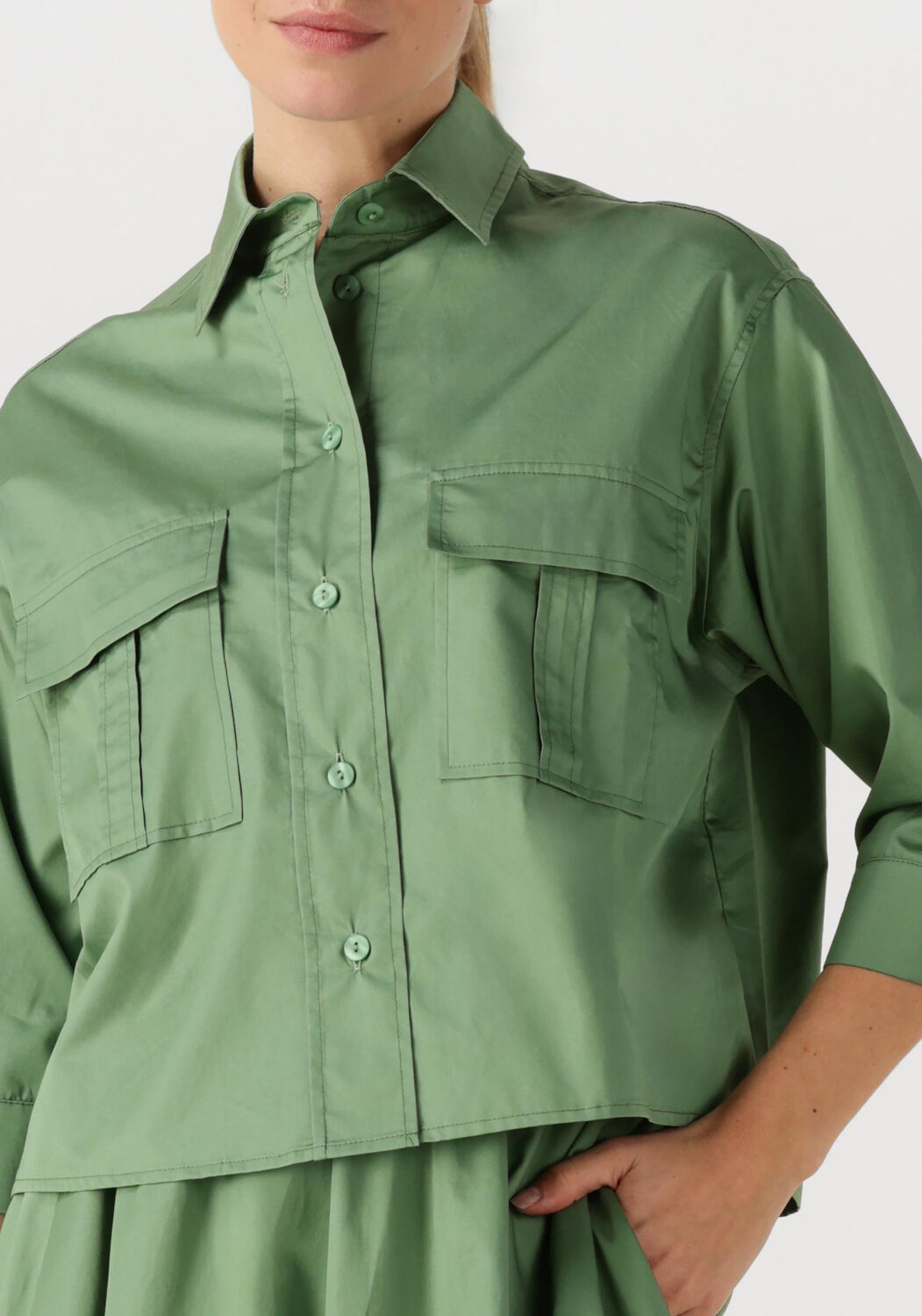 DEVOTION Dames Blouses Miracle Groen