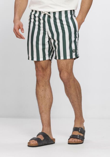 Groene SHIWI Zwembroeken SWIMSHORT BROAD STRIPE - large