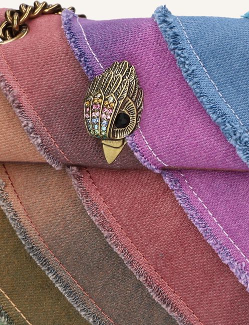 Multi KURT GEIGER LONDON Schoudertas DENIM MINI KENSINGTON L Multi KURT GEIGER LONDON Schoudertas DENIM MINI KENSINGTON L - large