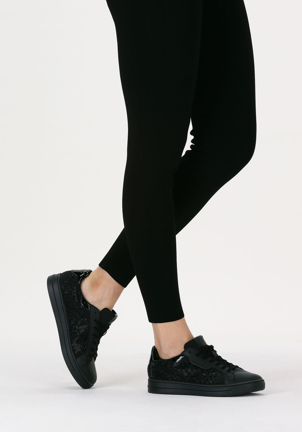 Zwarte MICHAEL KORS Lage sneakers KEATING LACE UP - large