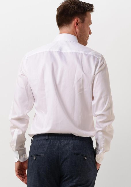 Witte PROFUOMO Klassiek overhemd FINE TWILL - SLIM FIT - NON IRON EXTRA LONG SLEEVE - large